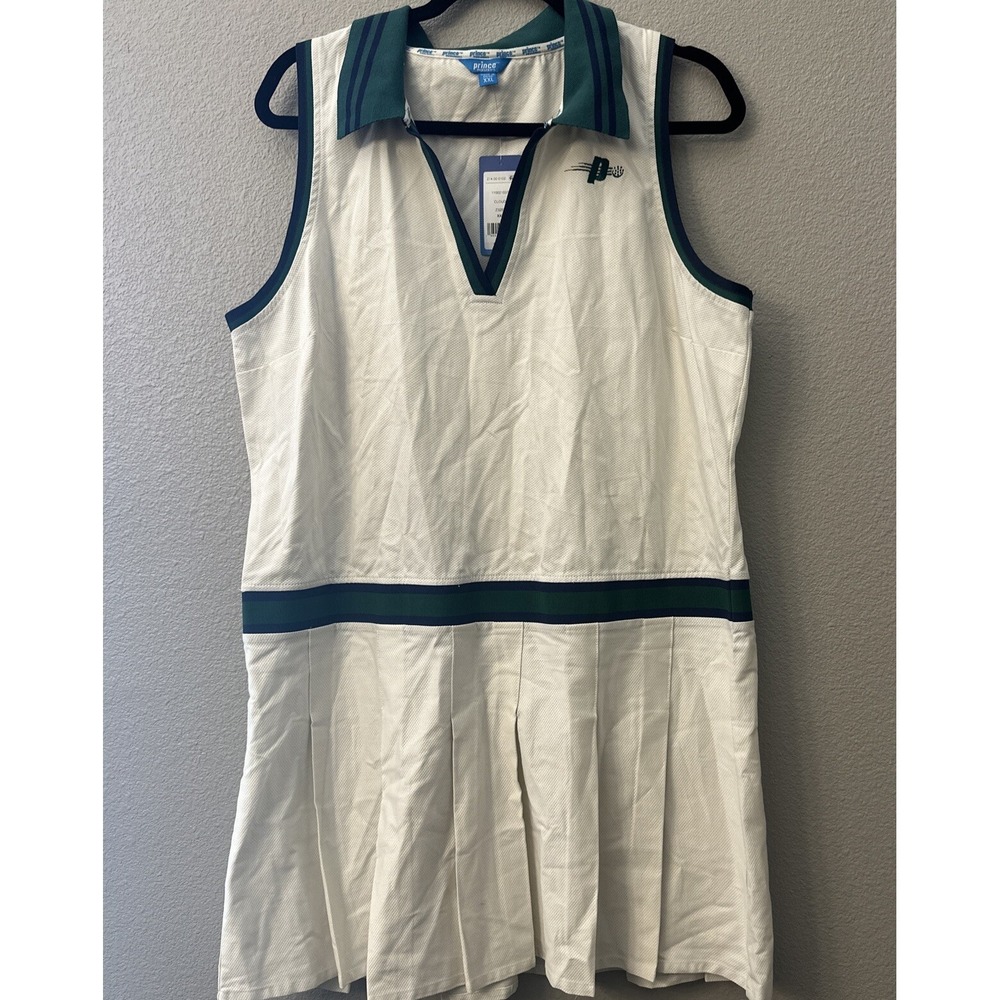 NWT Prince Sports Women's Collared Pickleball Pleated Athletic Sports Dress 2XL